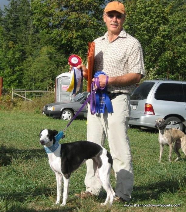 With her owner Blair on their BIF weekend