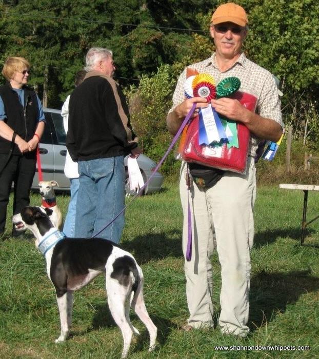 With her owner Blair the weekend of her BIF